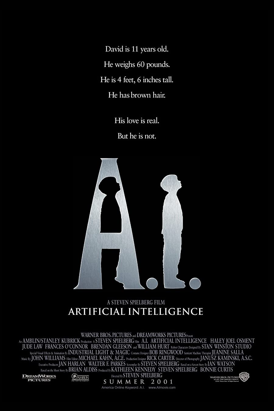 دانلود فیلم A.I. Artificial Intelligence 2001 هوش مصنوعی با دوبله فارسی