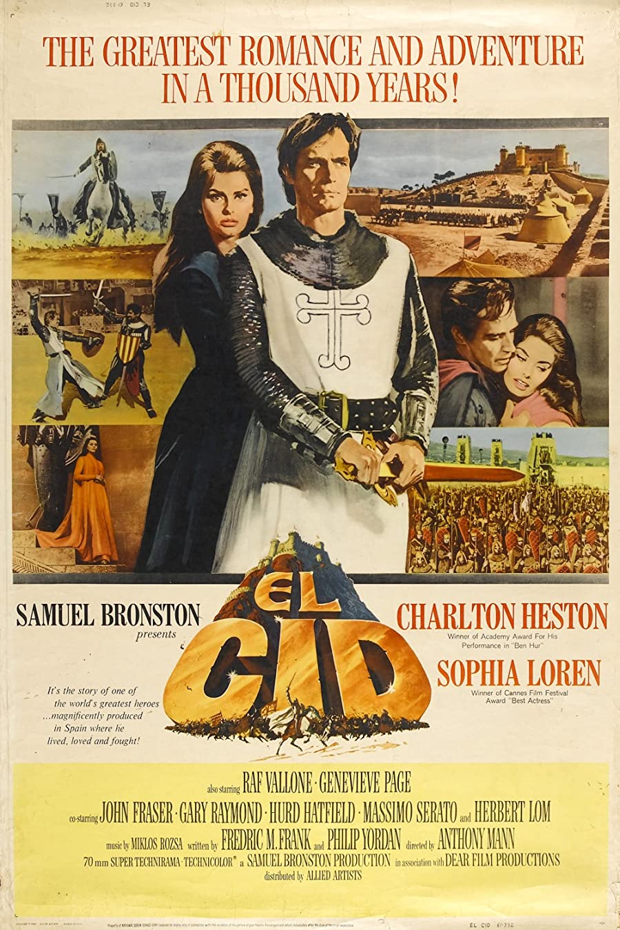 دانلود فیلم El Cid 1961 ال سید با دوبله فارسی