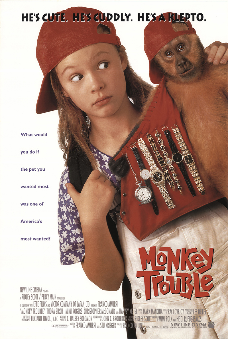 دانلود فیلم Monkey Trouble 1994 دردسر میمون با دوبله فارسی