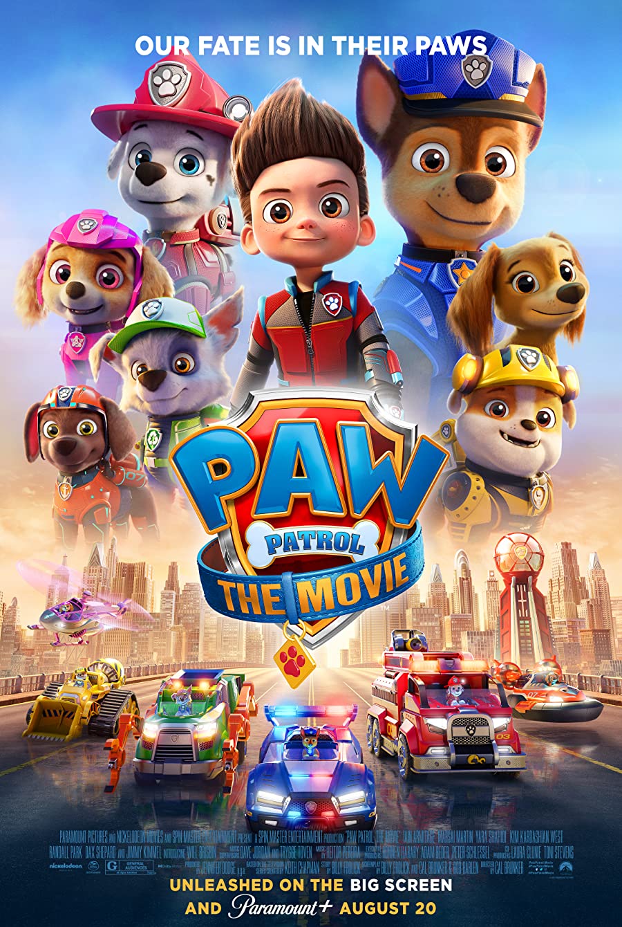 دانلود انیمیشن PAW Patrol: The Movie 2021 سگ های نگهبان با دوبله فارسی و زیرنویس فارسی چسبیده