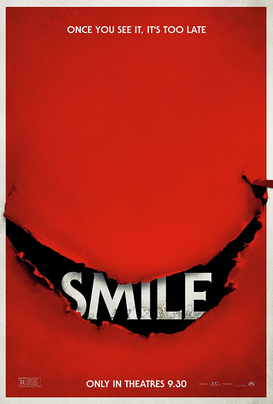 دانلود فیلم Smile 2022 لبخند (اسمایل) با دوبله فارسی و زیرنویس فارسی چسبیده