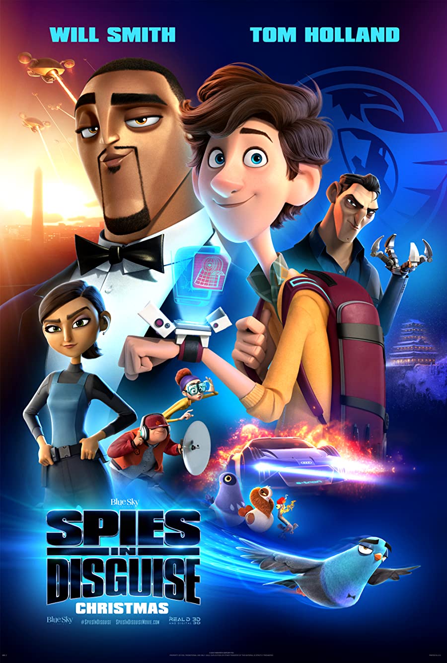 دانلود انیمیشن Spies in Disguise 2019 جاسوسان نامحسوس با زیرنویس فارسی چسبیده