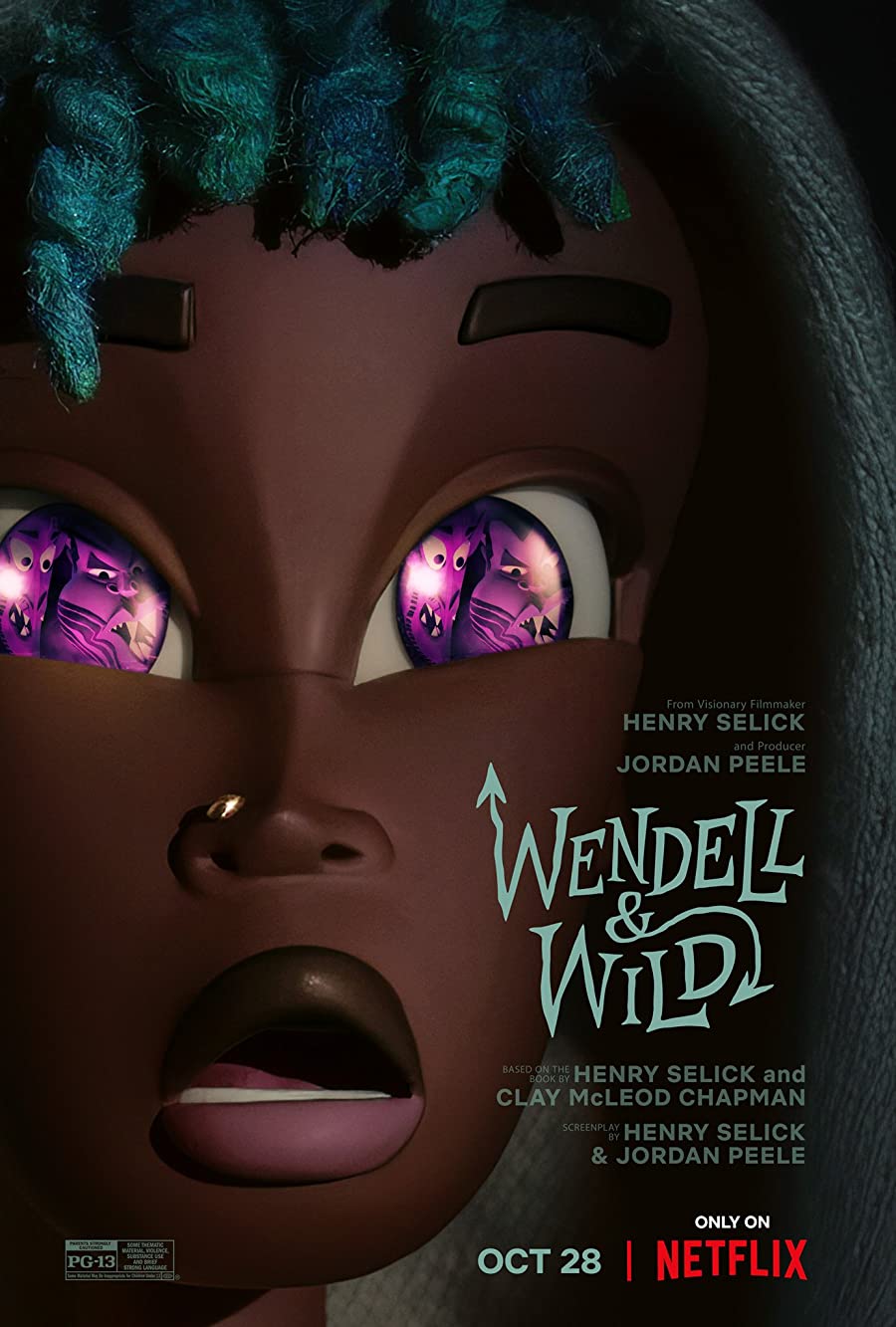 دانلود انیمیشن Wendell and Wild 2022 وندل و وایلد با زیرنویس فارسی چسبیده