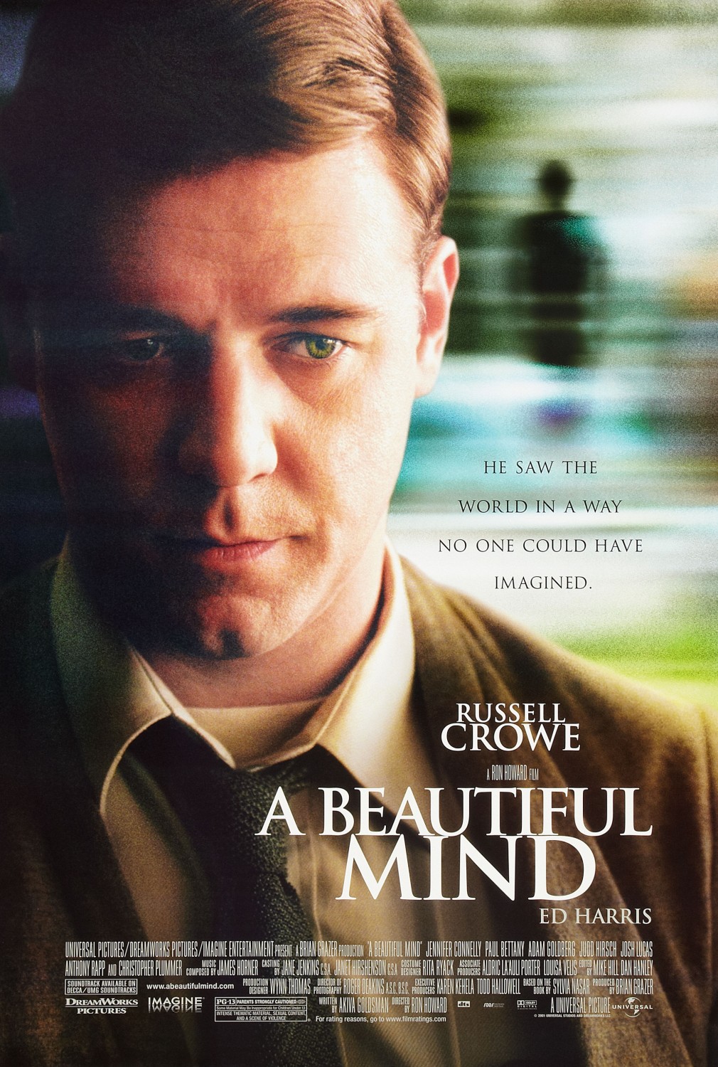 دانلود فیلم A Beautiful Mind 2001 ذهن زیبا (بیوتیفول مایند) با زیرنویس فارسی چسبیده