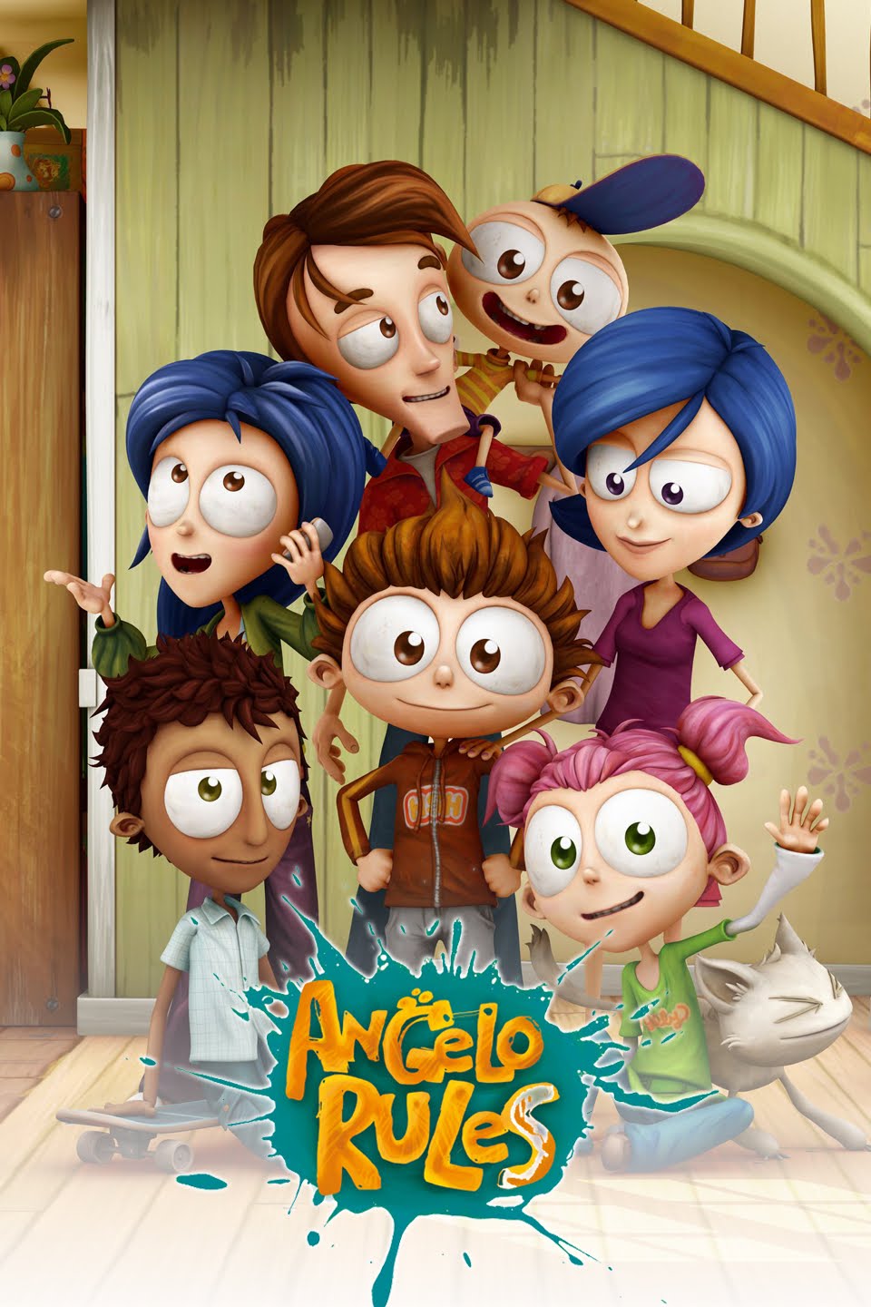 دانلود انیمیشن سریالی Angelo Rules 2010 قوانین آنجلو فصل اول 1 قسمت 1 تا 5 با دوبله فارسی
