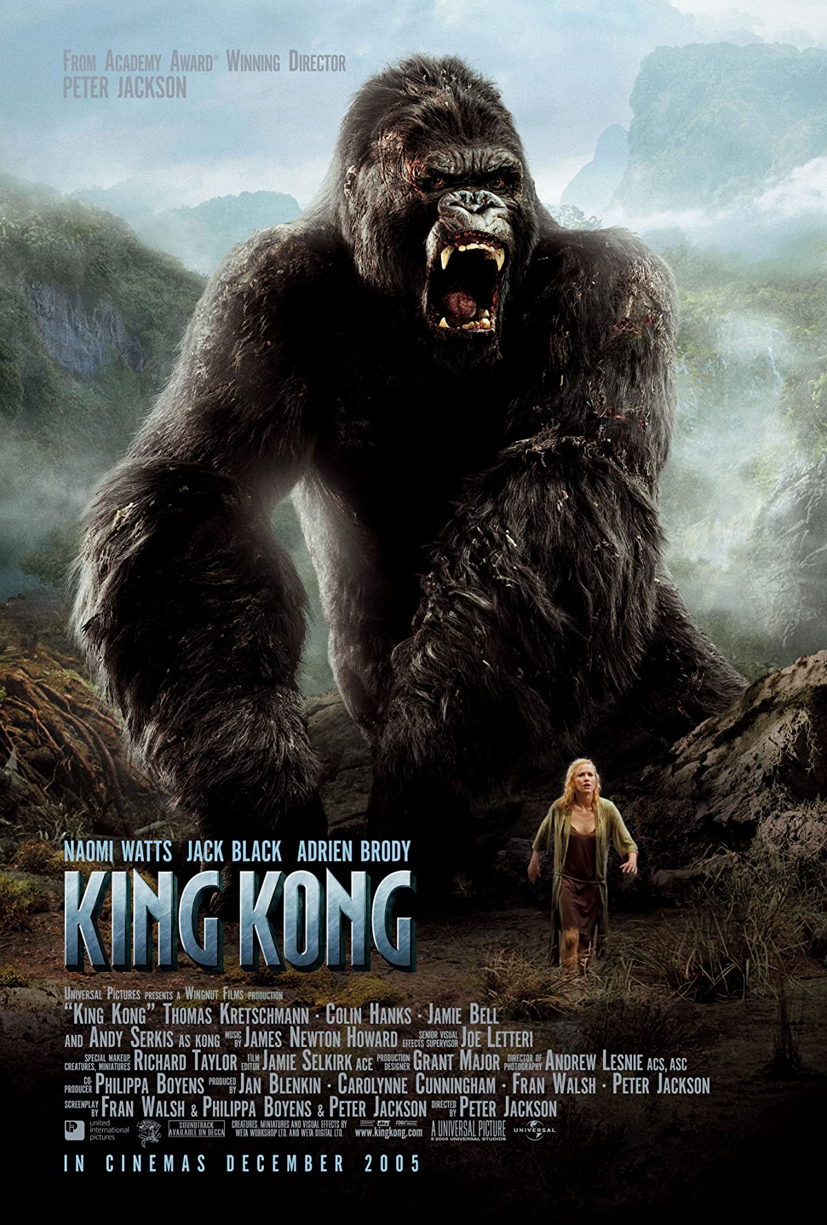 دانلود فیلم King Kong 2005 کینگ کونگ با دوبله فارسی