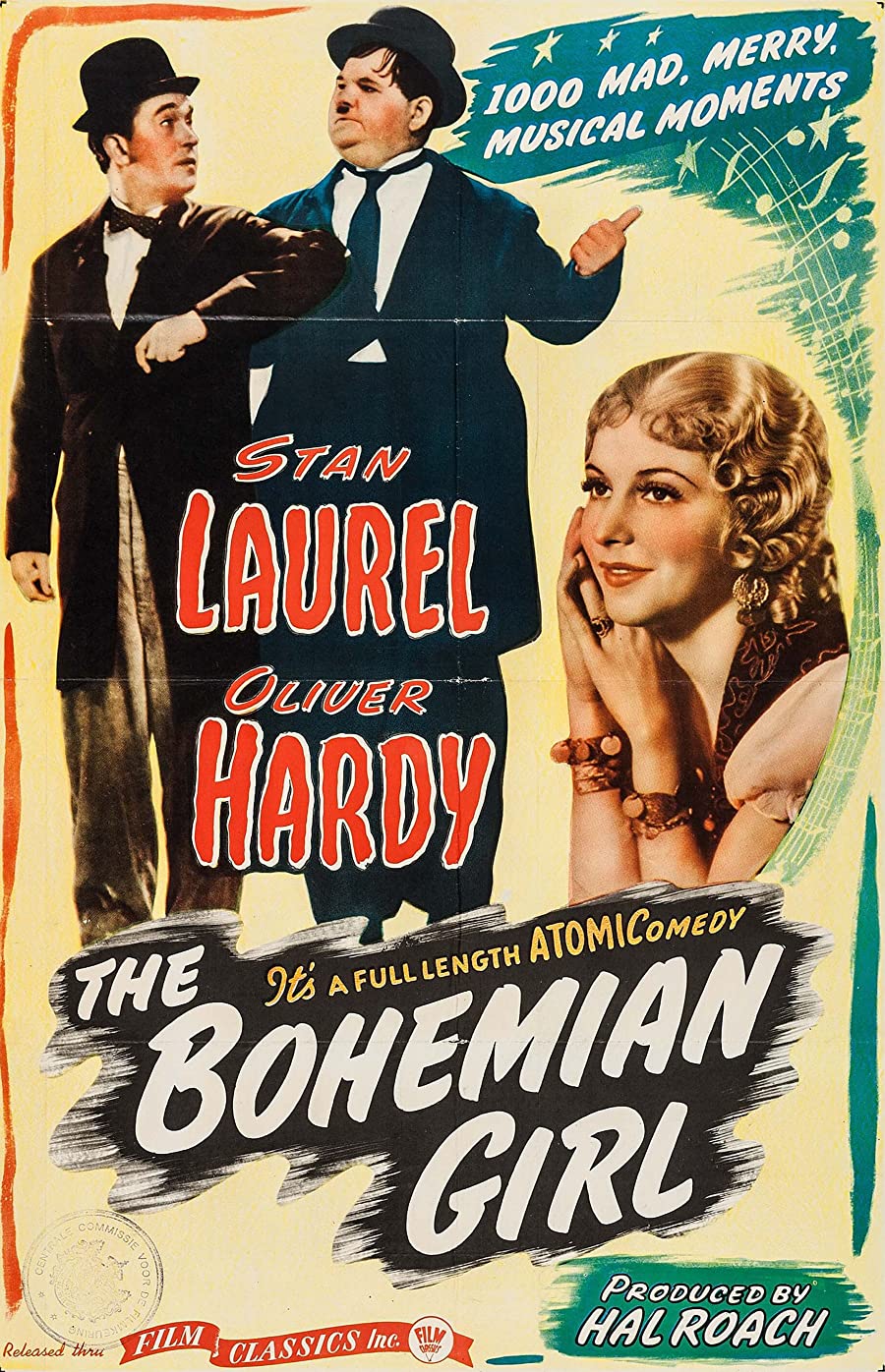 دانلود فیلم The Bohemian Girl 1936 دختر کولی با دوبله فارسی