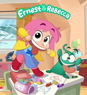 دانلود انیمیشن سریالی Ernest & Rebecca 2019 ارنست و ربکا فصل اول 1 قسمت 1 تا 8 با دوبله فارسی