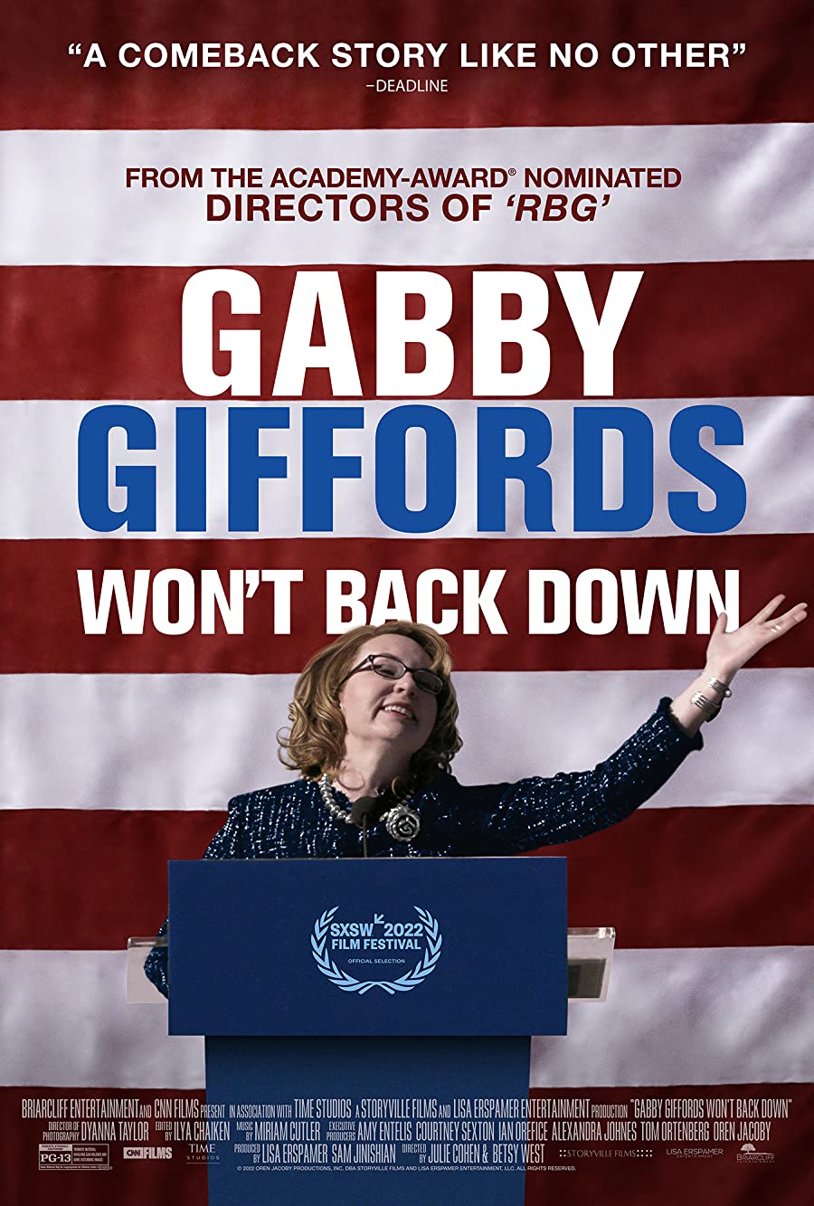 دانلود مستند Gabby Giffords Won’t Back Down 2022 گبی گیفوردز عقب‌ نشینی نمی‌ کند با زیرنویس فارسی چسبیده