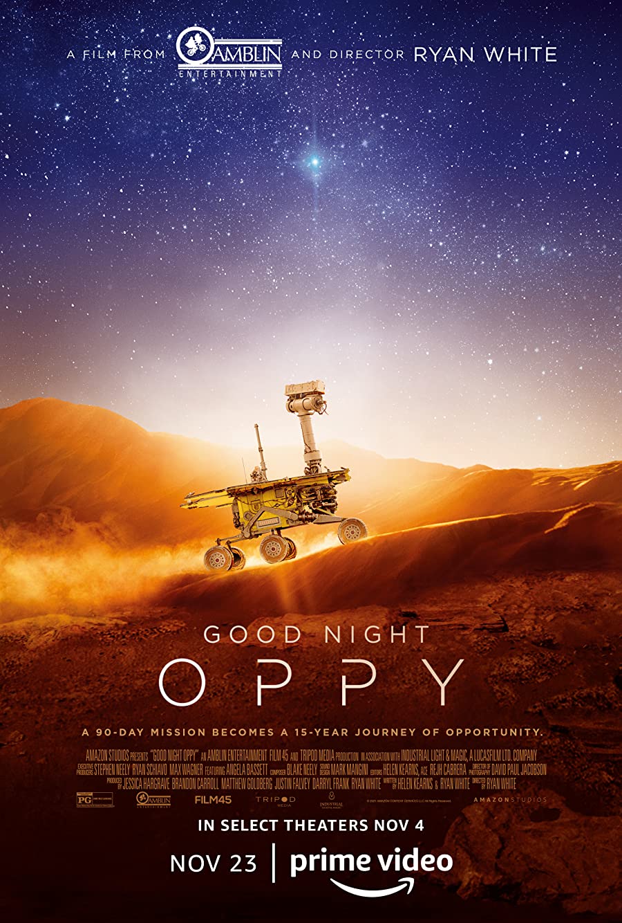 دانلود مستند Good Night Oppy 2022 شب بخیر اوپی (گودنایت اوپی) با زیرنویس فارسی چسبیده