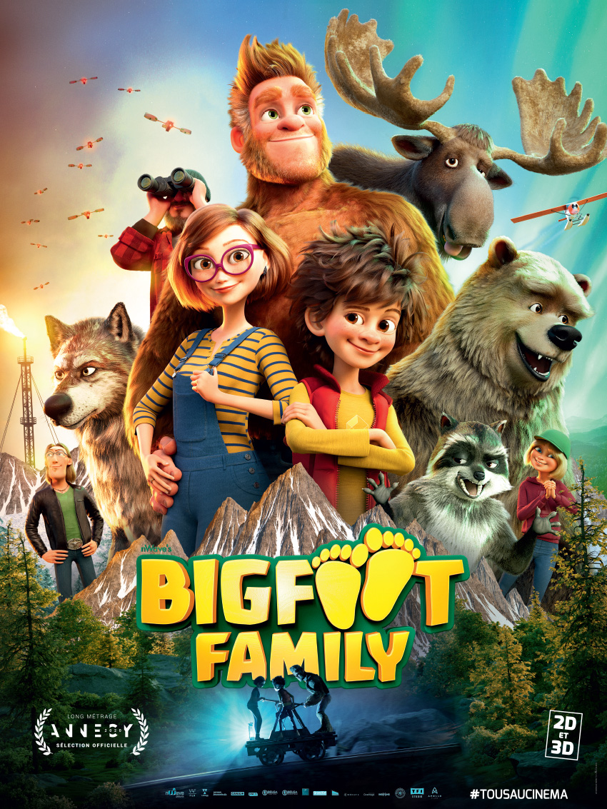 دانلود انیمیشن Bigfoot Family 2020 خانواده پاگنده با دوبله فارسی و زیرنویس فارسی چسبیده