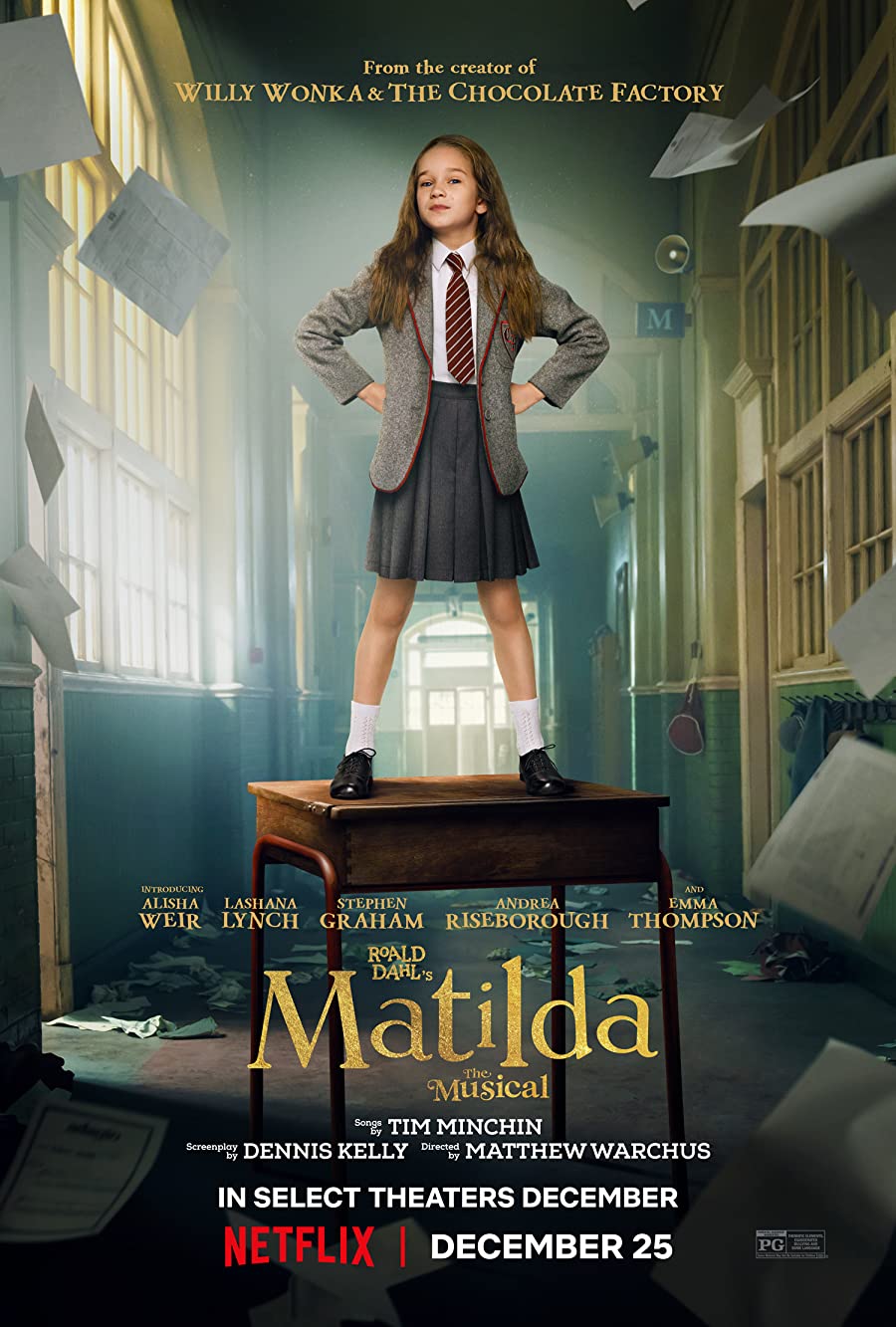 دانلود فیلم Matilda the Musical 2022 ماتیلدا با دوبله فارسی و زیرنویس فارسی چسبیده