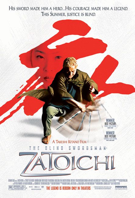 دانلود فیلم The Blind Swordsman: Zatoichi 2003 شمشیرزن نابینا – زاتوایچی با زیرنویس فارسی چسبیده