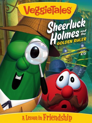 دانلود انیمیشن VeggieTales: Sheerluck Holmes and the Golden Ruler 2006 داستان سبزیجات: شیرلاک هولمز و خط‌ کش طلایی با دوبله فارسی