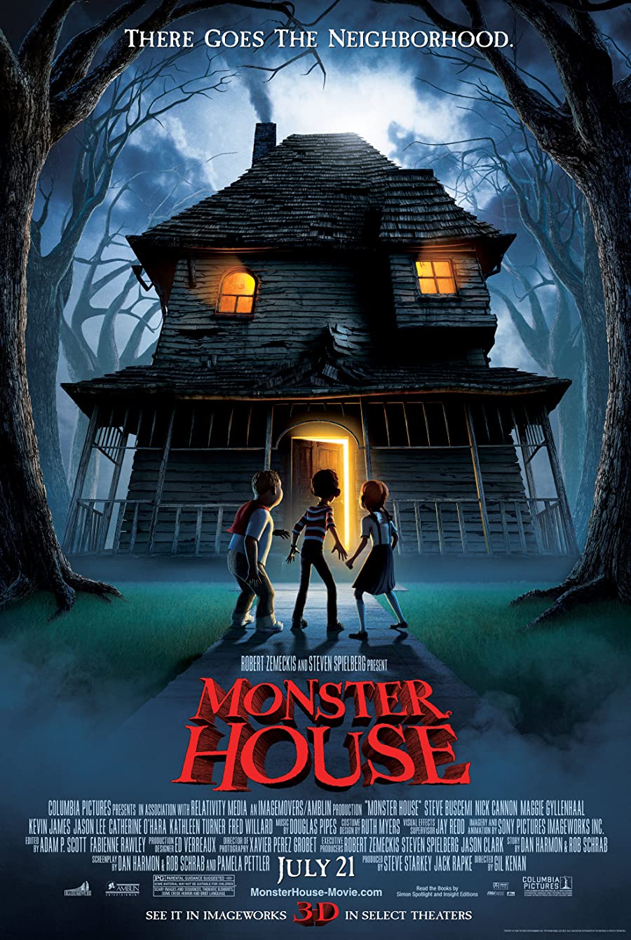 دانلود انیمیشن Monster House 2006 خانه هیولا با دوبله فارسی