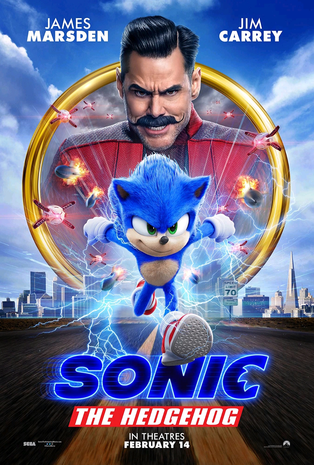 دانلود فیلم Sonic the Hedgehog 2020 سونیک جوجه تیغی با دوبله فارسی